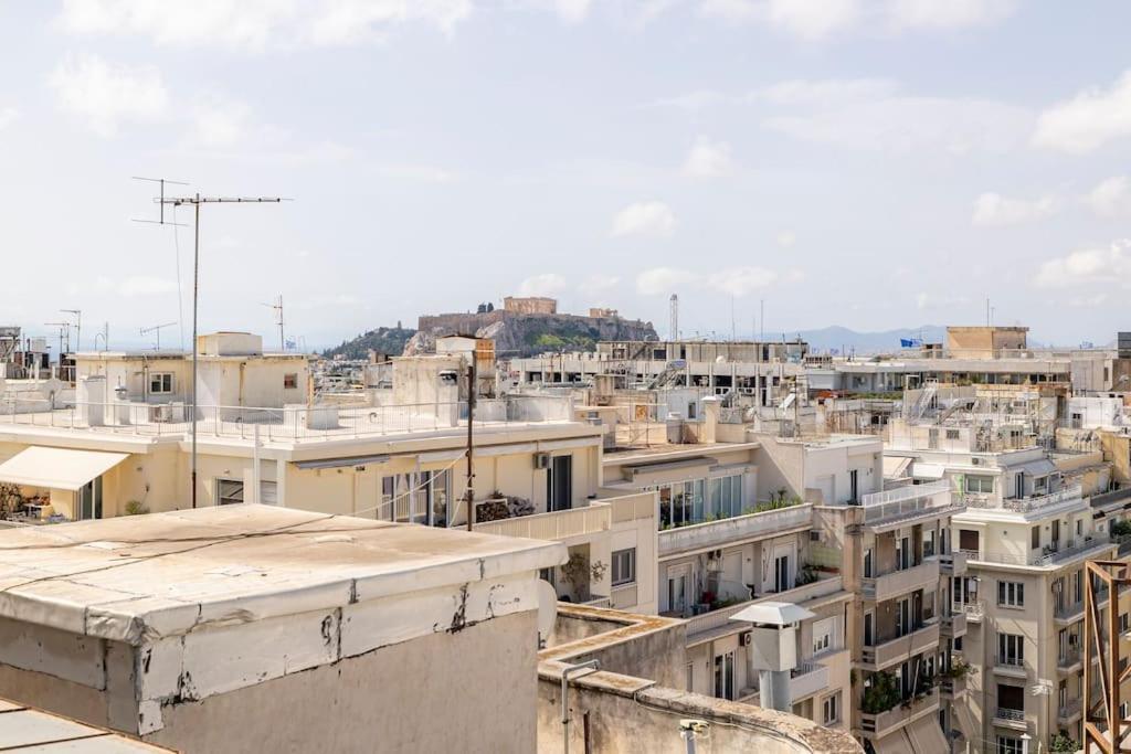 شقة Penthouse In The Heart Of أثينا المظهر الخارجي الصورة