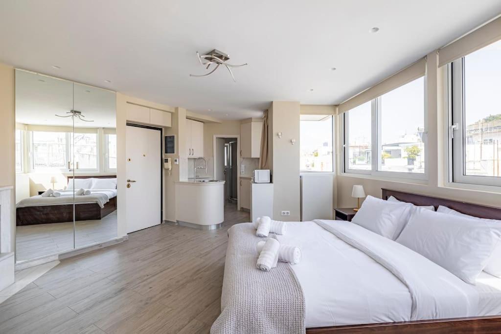 شقة Penthouse In The Heart Of أثينا المظهر الخارجي الصورة